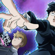 Reigen, Mob, and Dimple in Mob Psycho 100.